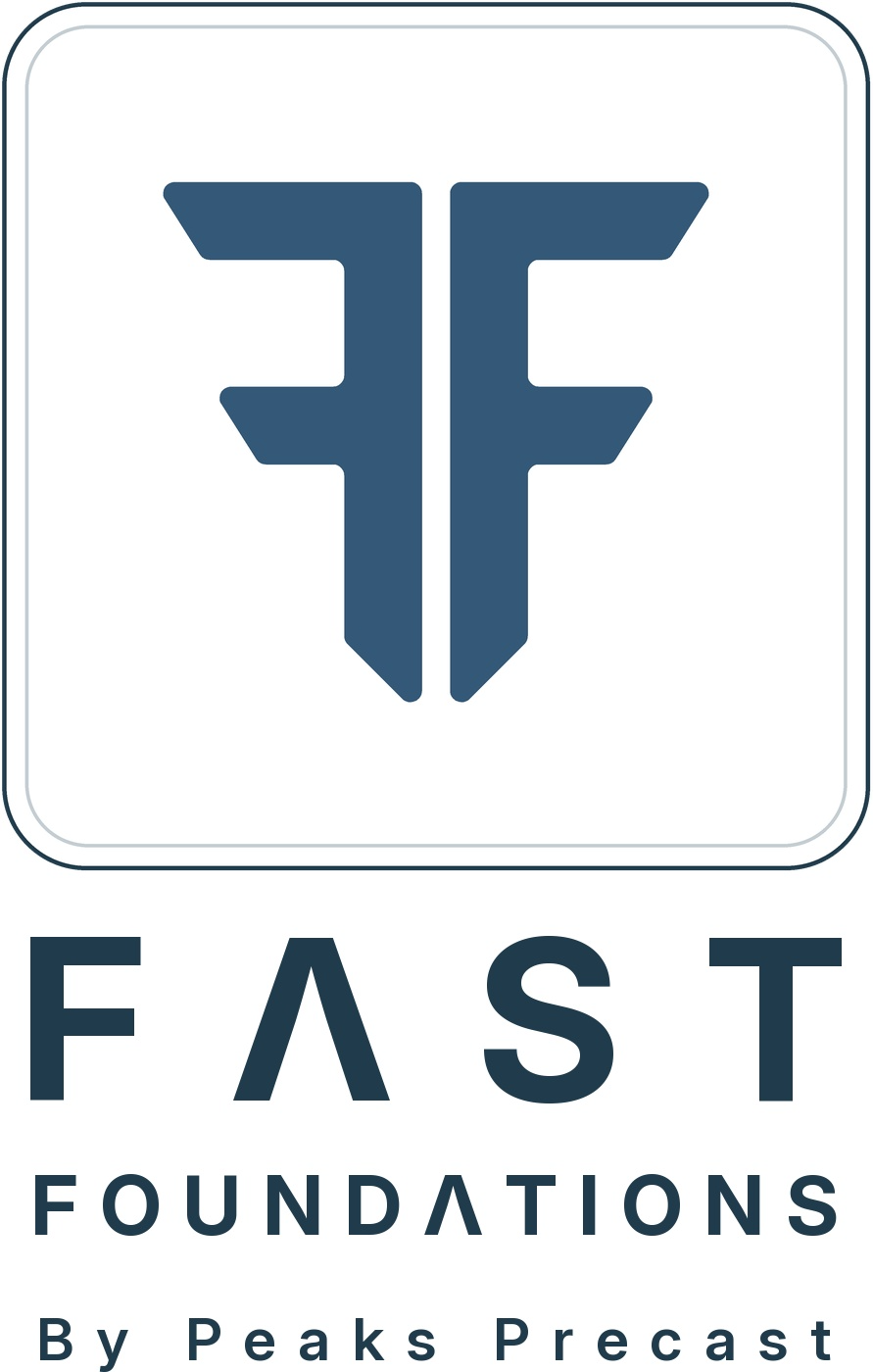 Fast foundations by Peaks Precast Buena Vista Colorado Logo